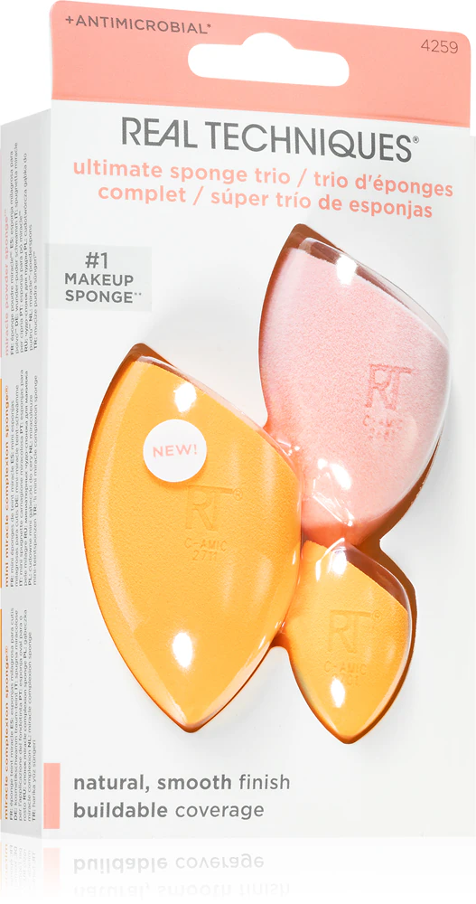 Real Techniques Ultimate Sponge Trio Set with Applicators