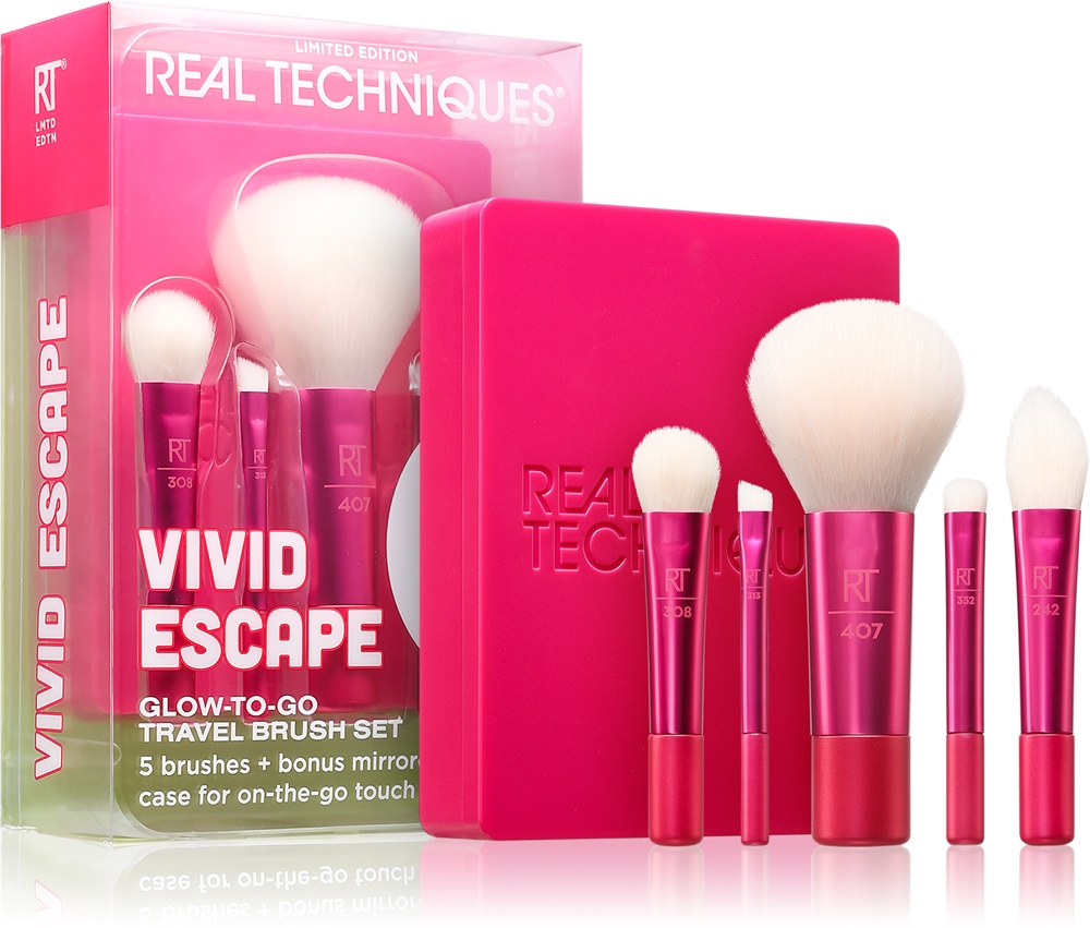 Real Techniques Vivid Escape Travel Brush Set brush set