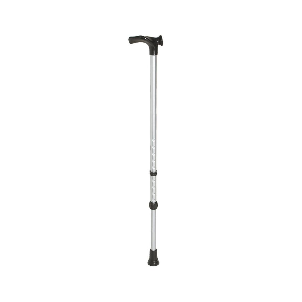 Rebotec Handy anatomical walking stick, silver