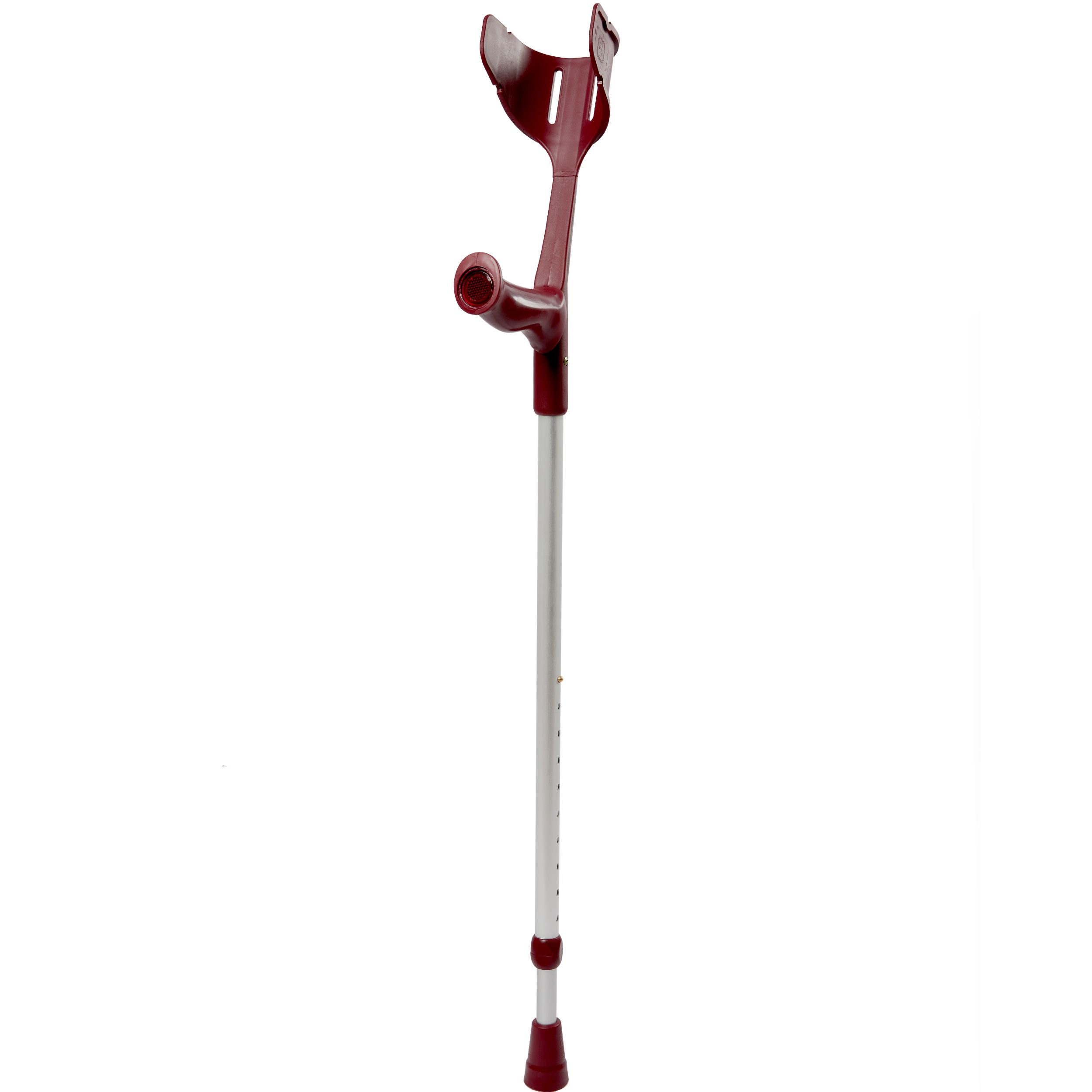 Rebotec Magic-Soft - 1x Crutch Walking Aid Forearm Crutch in Burgundy