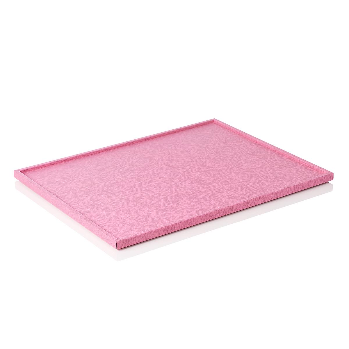 Rectangular tray Arcobaleno, 44.5 x 35 cm, pink by GioBagnara