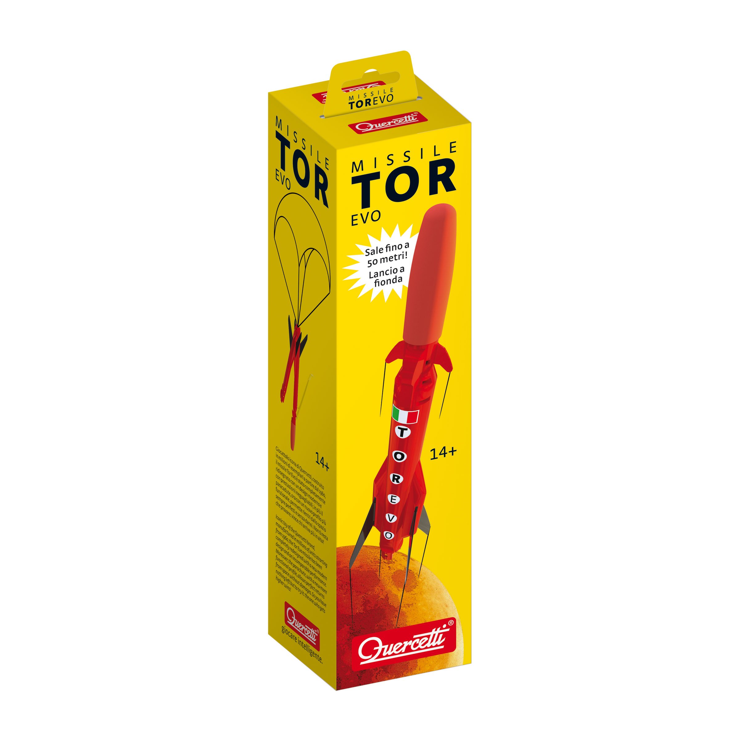 Quercetti Red Plane Missilotti