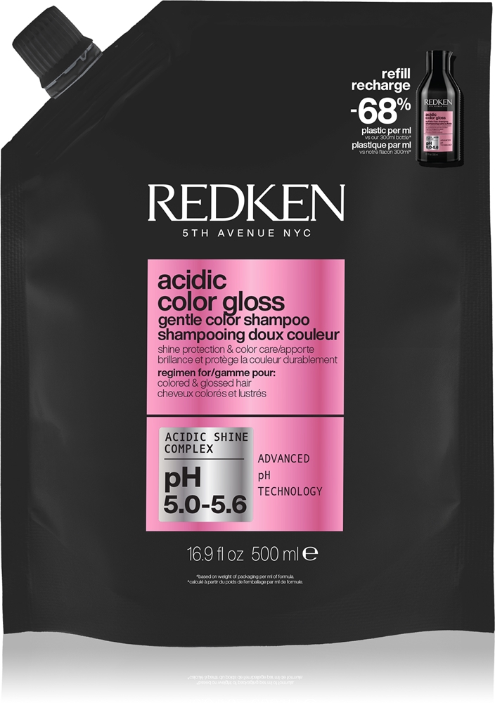 Redken Acidic Color Gloss brightening shampoo for colored hair