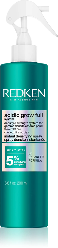Redken Acidic Grow Full System volumizing spray for perfect hair appearance, 190 ml
