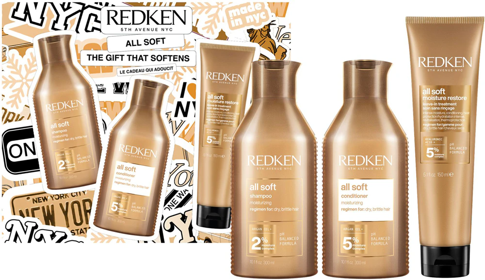 Redken All Soft Gift Set for dry and brittle hair