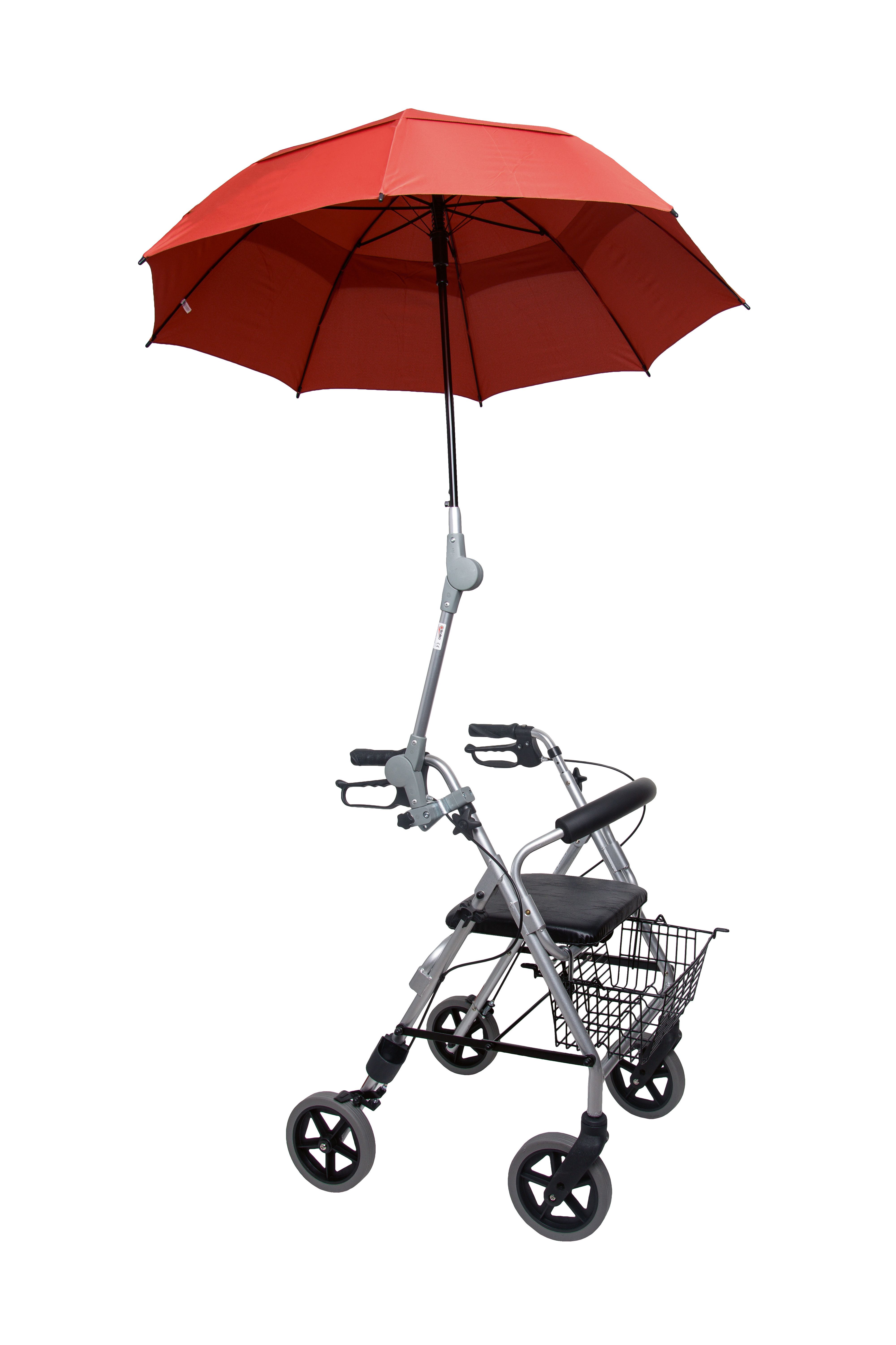 REGEN Rain or sun umbrella for walkers and wheelchairs, BEIGE 1 St