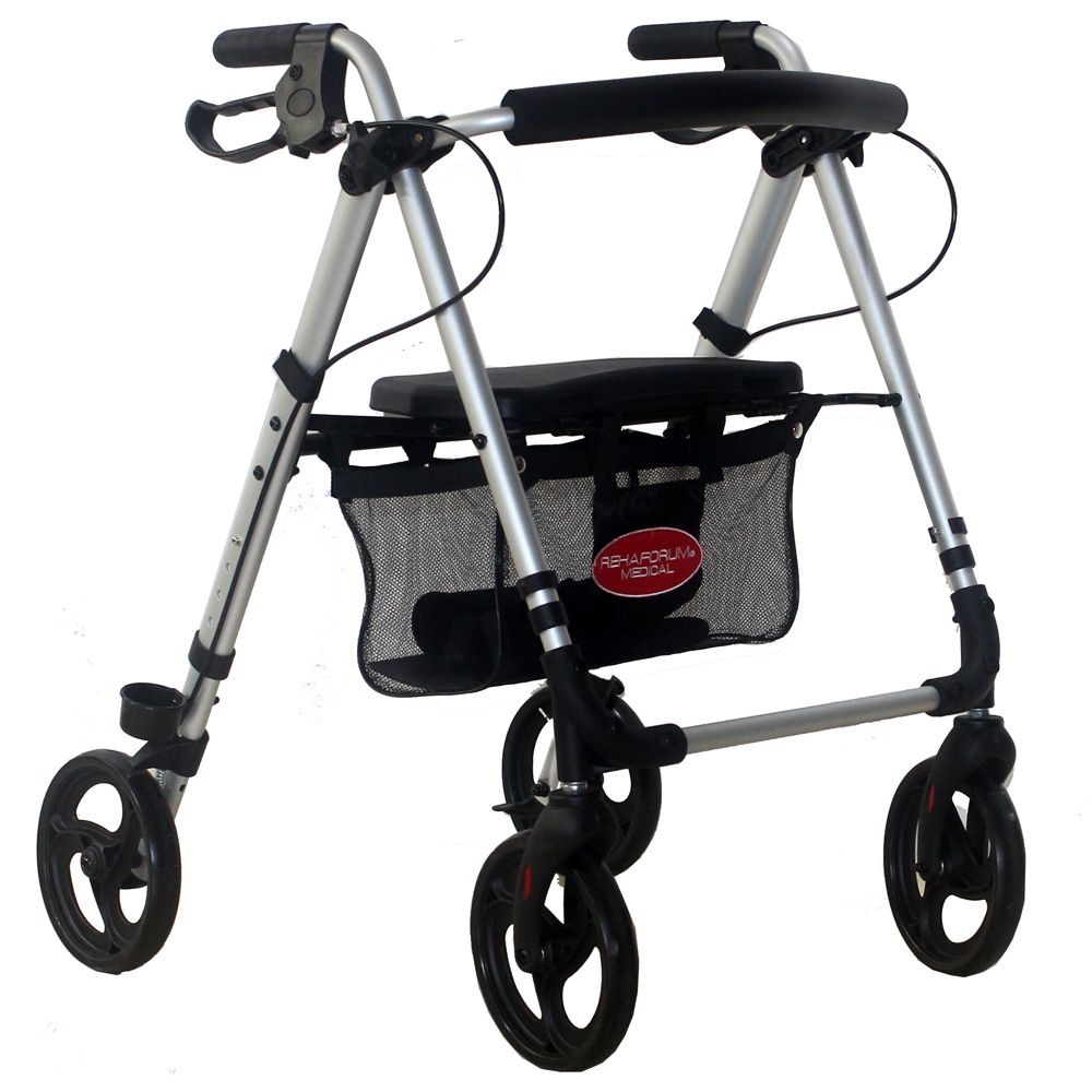 Rehaforum Actimo Light lightweight rollator silver 1 St