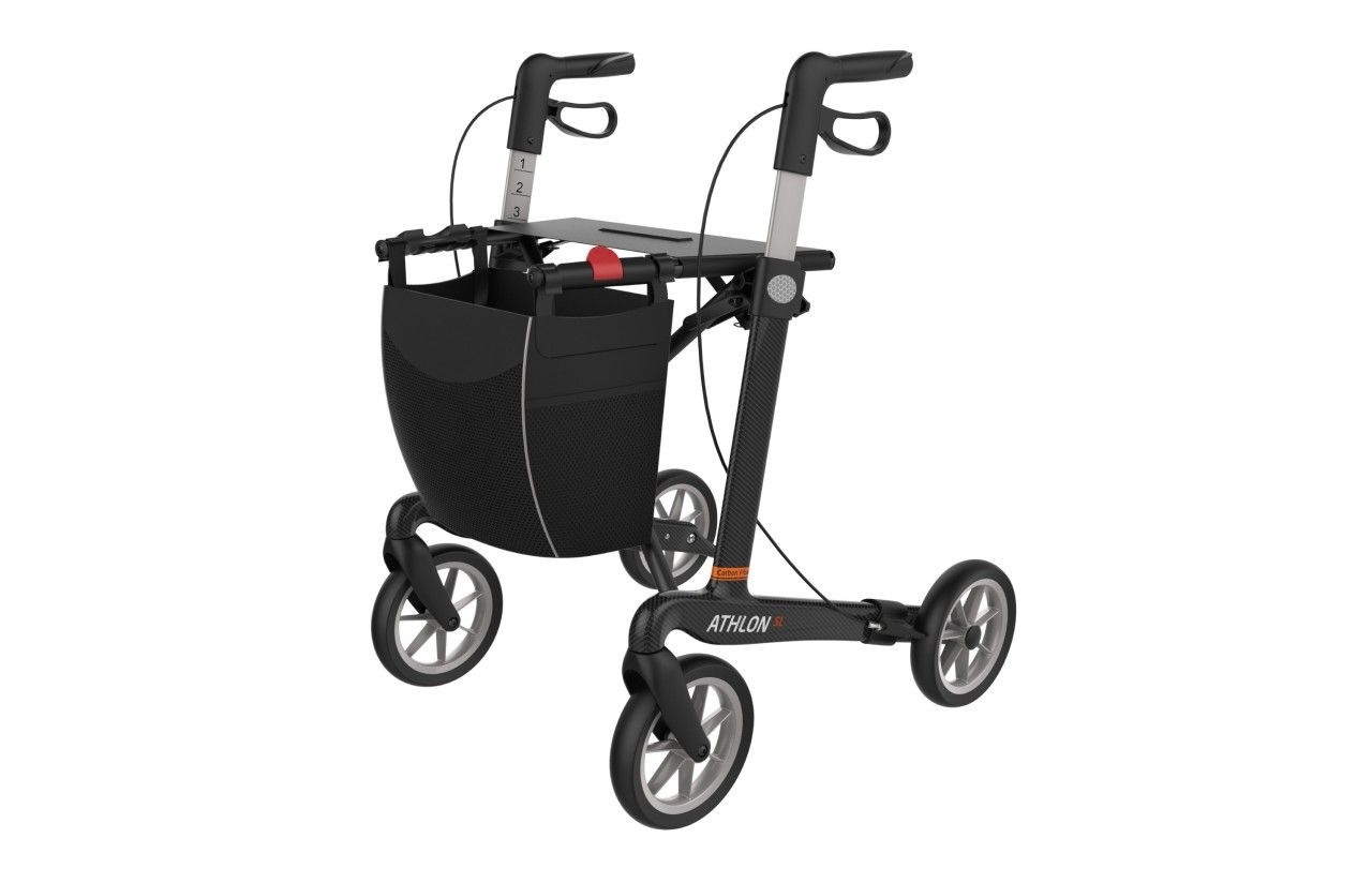 Rehasense Athlon SL Comfort S Carbon Rollator black 1 St