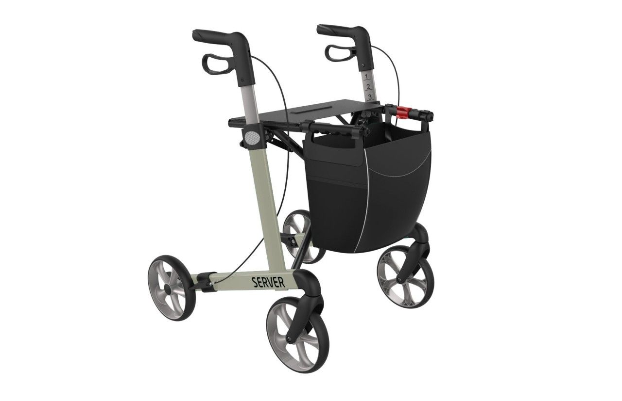 Rehasense lightweight rollator server L champagne 1 St