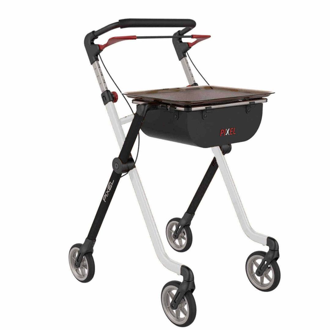 Rehasense Pixel Living Room Rollator (black/white) 1 St