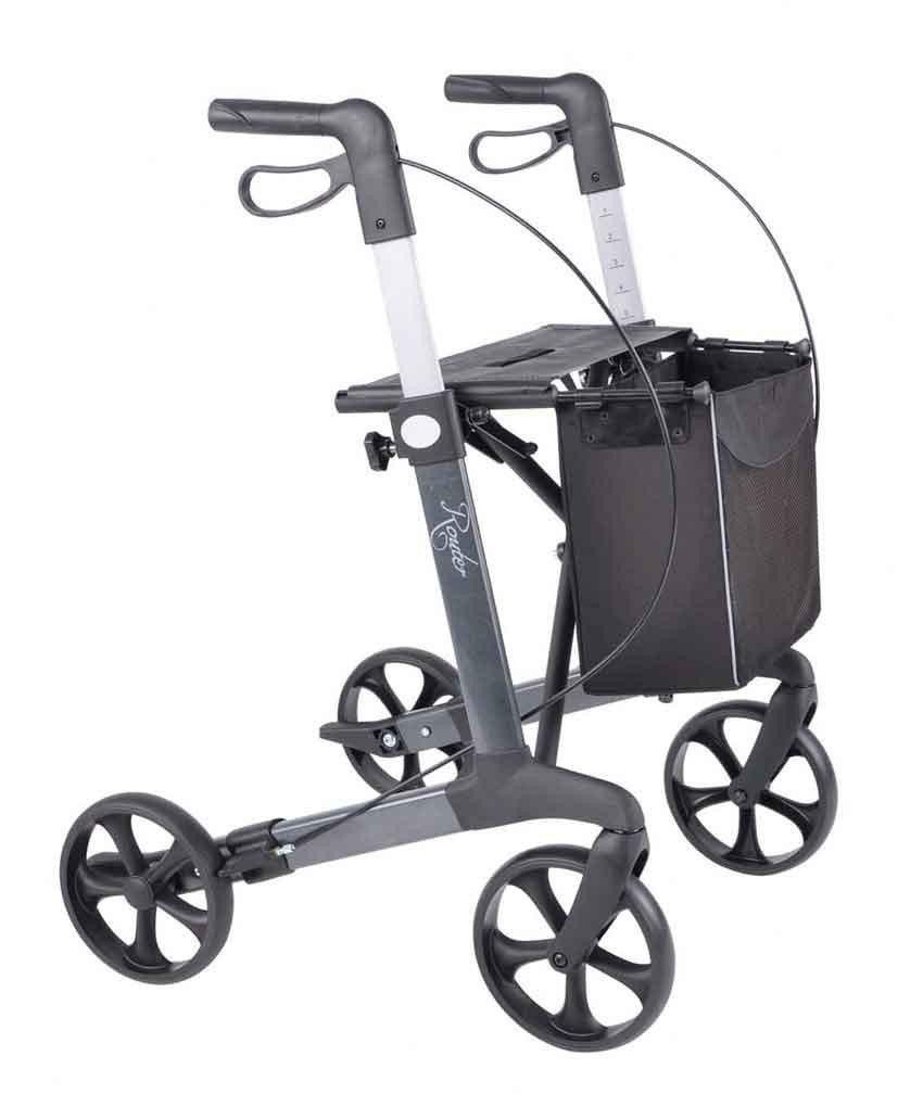 Rehasense Router L lightweight rollator gray 1 St