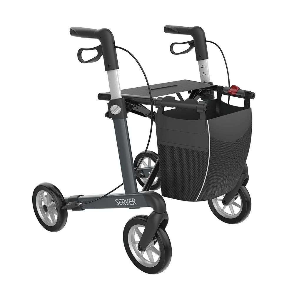Rehasense Server Aluminum Lightweight Rollator
