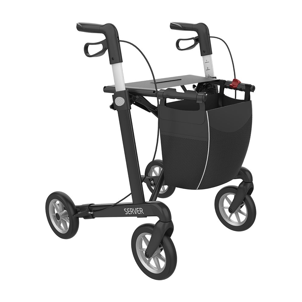 Rehasense Server aluminum lightweight rollator 1 St