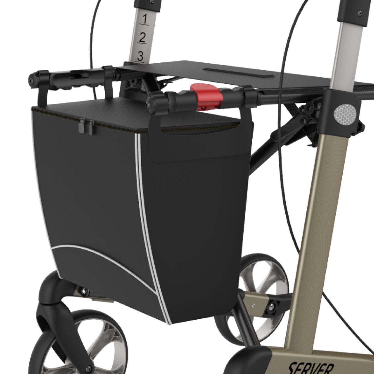 Rehasense Sp. z.o.o. Einkaufstasche mit Reißverschluß für Athlon HD und Server Rollator 1 St