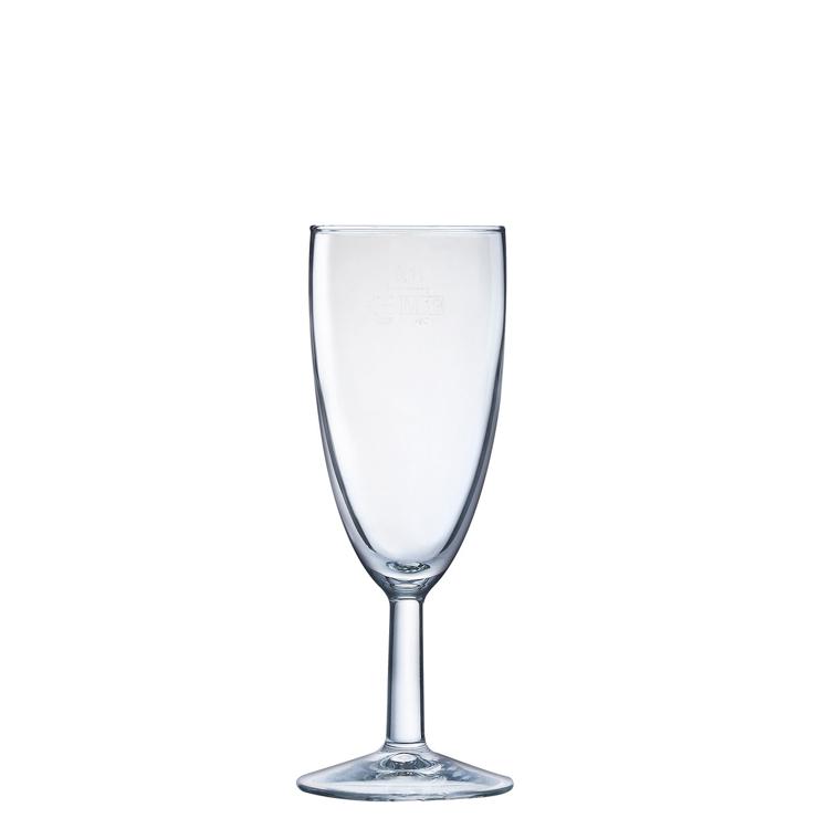 Arcoroc Reims sparkling wine 14.5 cl with filling line 0.1 ltr. |-|, contents: 145 ml, D: 60 mm, H: 156 mm