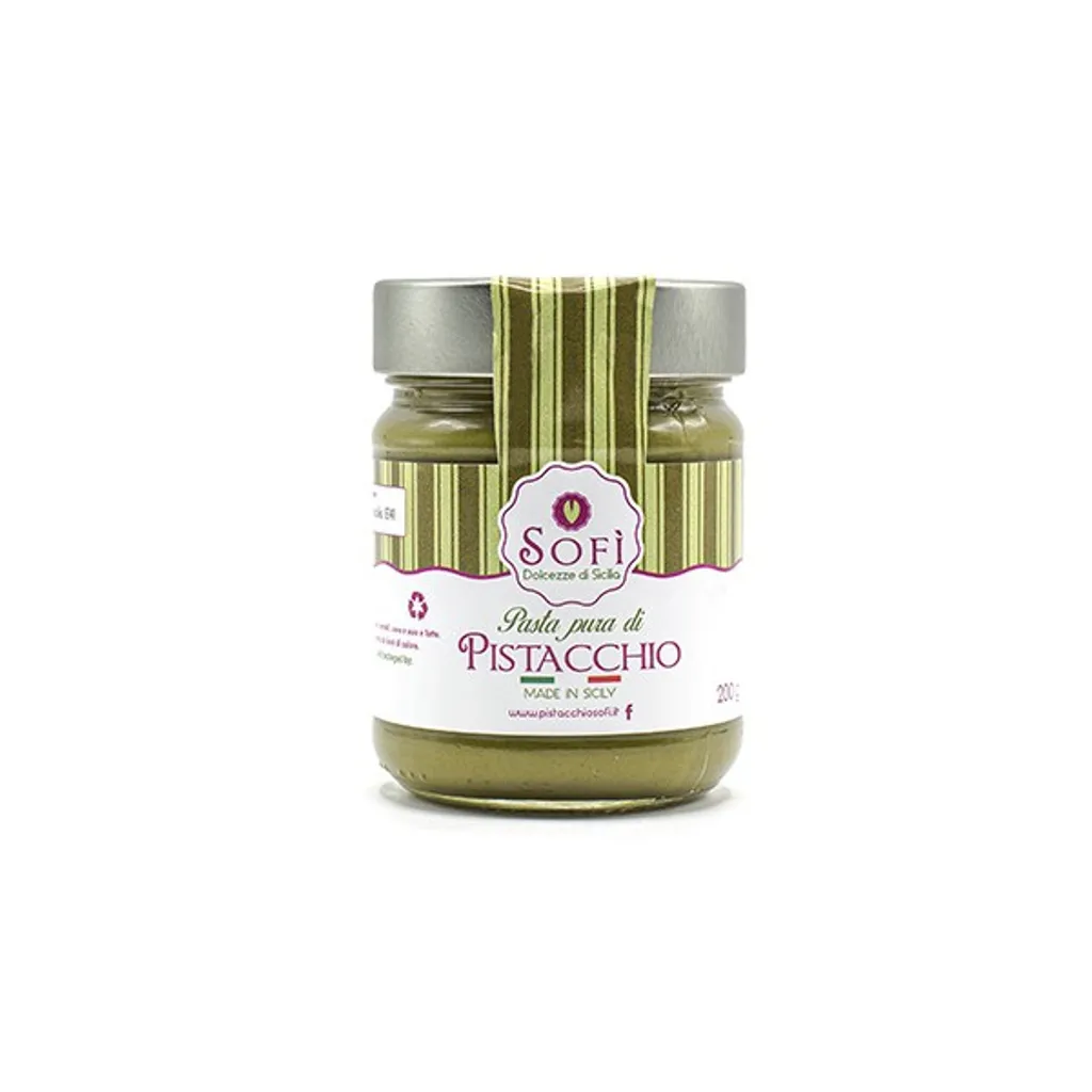 Sofì - Dolcezze di Sicilia Pure pistachio paste, 200 g - 100% pistachios