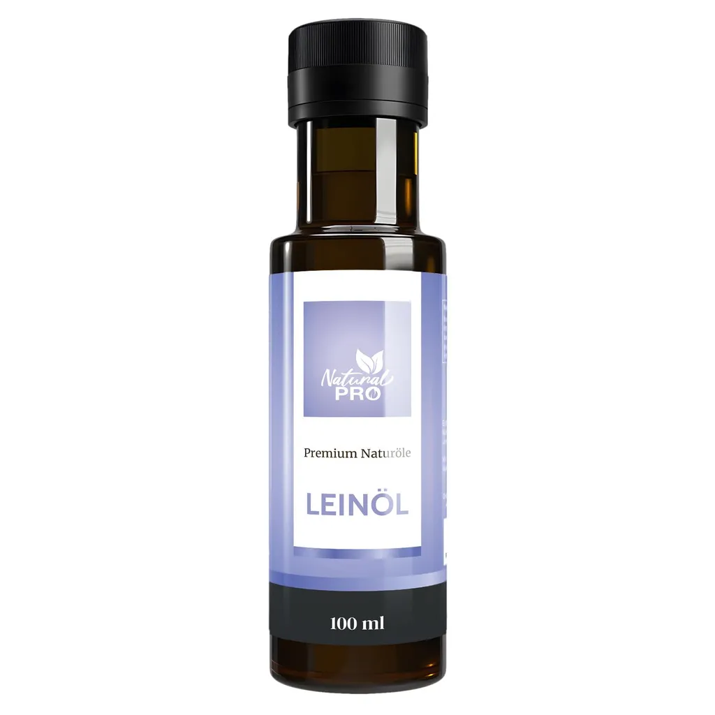 Delta7 Pure linseed oil – a natural, plant-based source of omega-3 fatty acids with a high ALA content., 100 ml