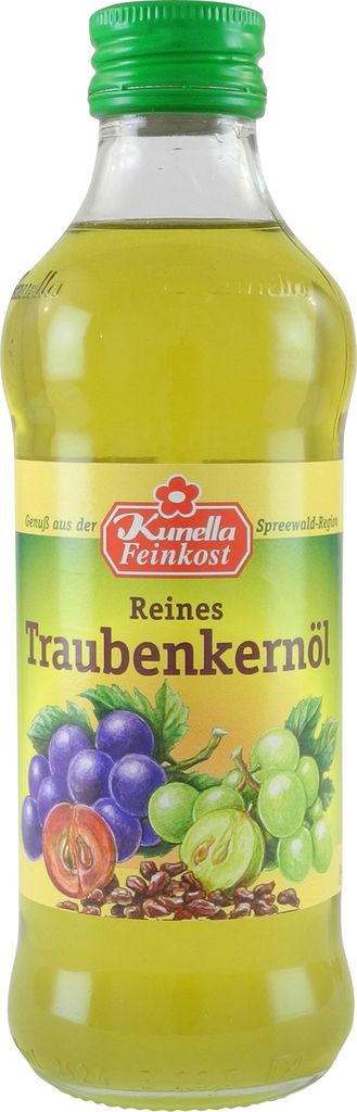 Pure grape seed oil from Kunella Feinkost (250 ml)