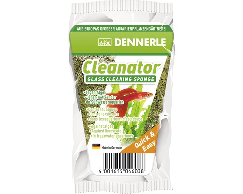 Cleaning sponge DENNERLE Cleanator with two surfaces 15.7 x 7 x 4 cm