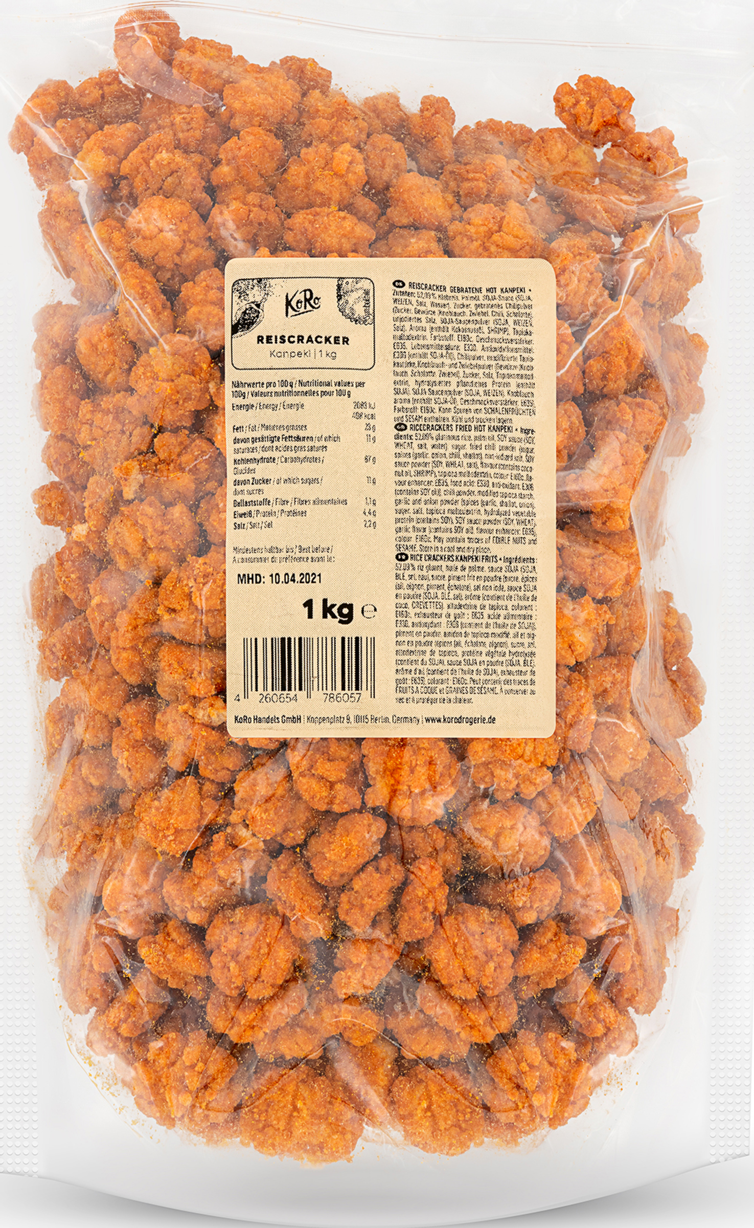 KoRo Rice Cracker Fried Chilli