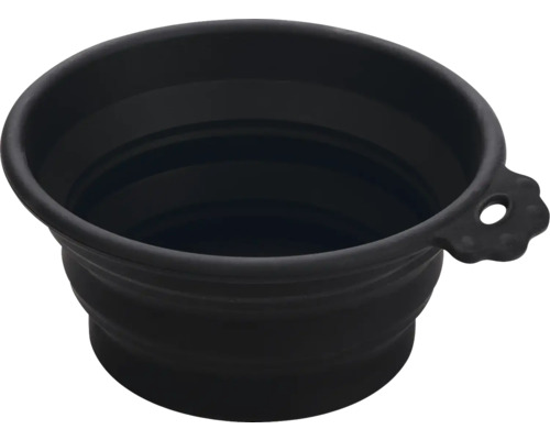 Travel bowl Karlie Anto silicone bowl, approx. 500 ml, dishwasher safe, black