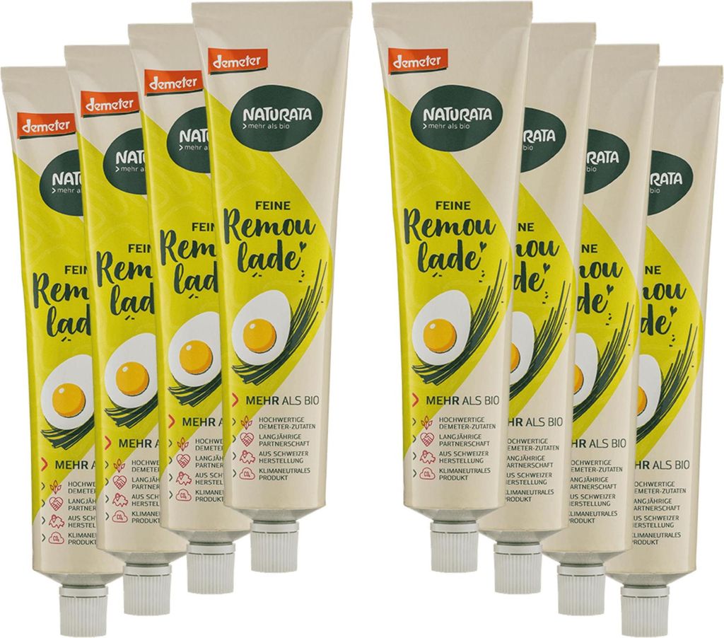 Naturata Remoulade in der Tube, 8 x 190 ml
