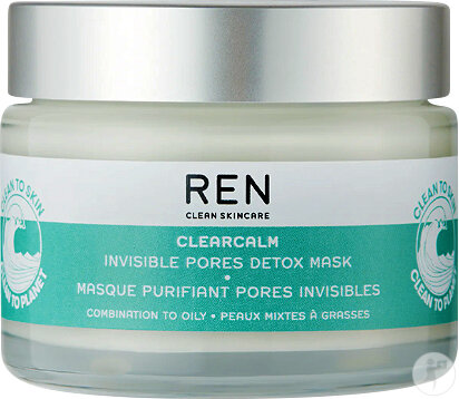 REN Clean Skincare Clearcalm Invisble Pores Detox Mask Jar 50ml