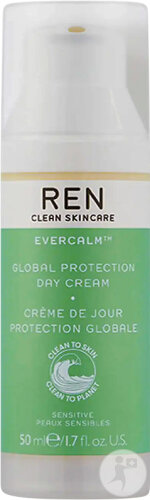 REN Clean Skincare Evercalm Global Protection Day Cream pump bottle 50ml