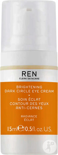 REN Clean Skincare Radiance Brightening Dark Circle Eye Cream Pump Bottle 15ml