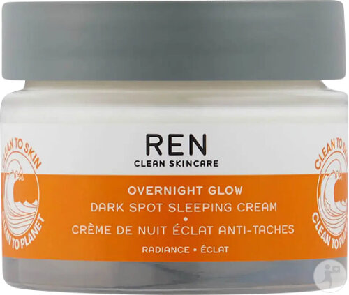 REN Clean Skincare Radiance Glow Dark Spot Sleeping Cream Jar 50ml