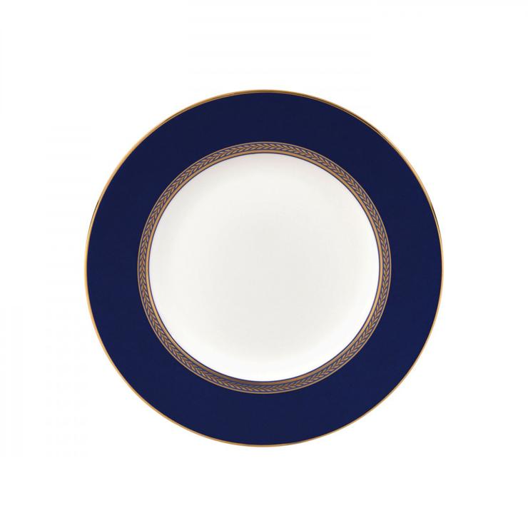 Wedgewood Renaissance Gold Plate Blue Square