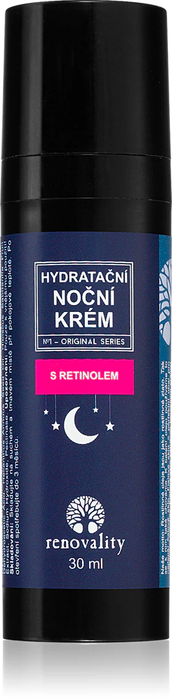 Renovality Hydrating night cream with retinol anti-wrinkle cream