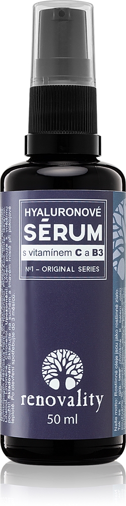 Renovality Original Series Hyaluronic Serum with Vitamin C and B3 facial serum for all skin types