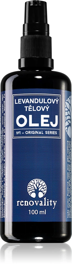 Renovality Original Series Lavender Body Oil Massage oil for the body