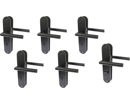 Alpertec Renovation set set Conte stainless steel black 6 pieces