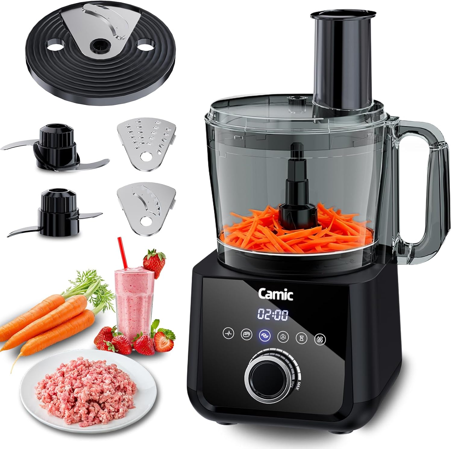 Camic Food Processor - Black