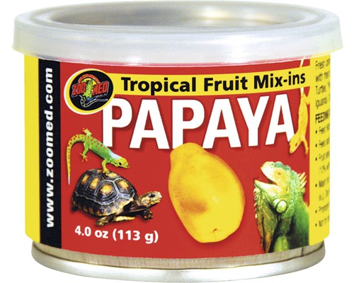 Reptile food ZOO MED Tropical Fruit Mix-ins Papaya 95 g