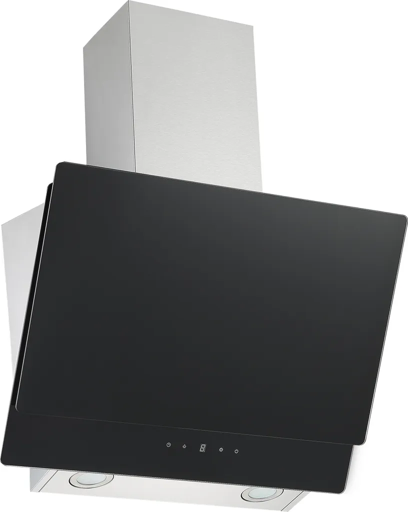 respekta CH77060SA extractor hood black/stainless steel