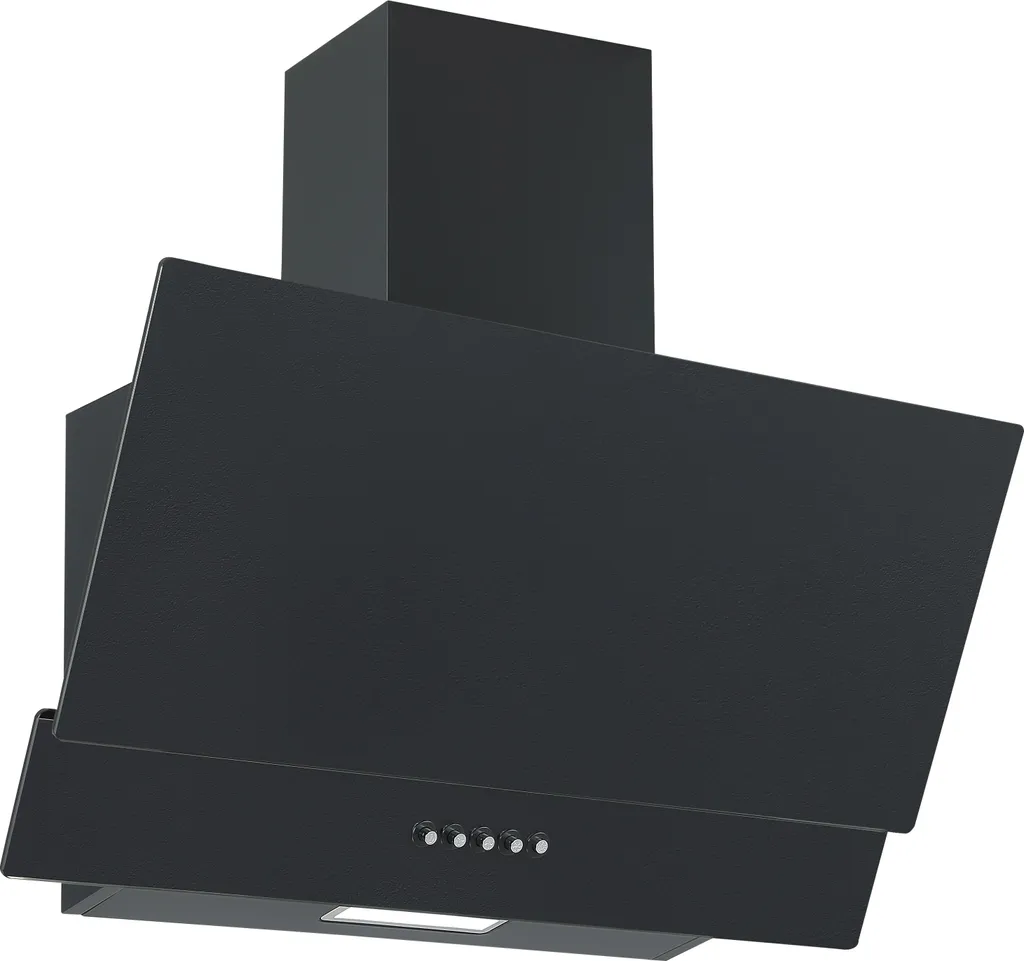 respekta slanted extractor hood, head-free, 60 cm, matt, bk CH35060MS