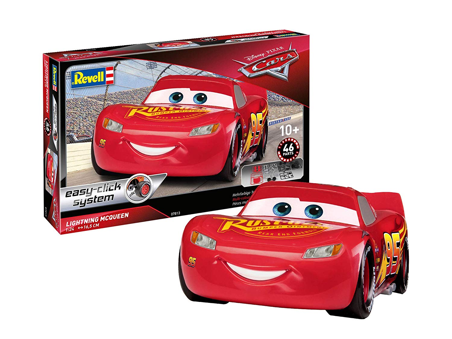Revell 07813 1:25 Scale Lightning Mcqueen Level 2 Model Kit