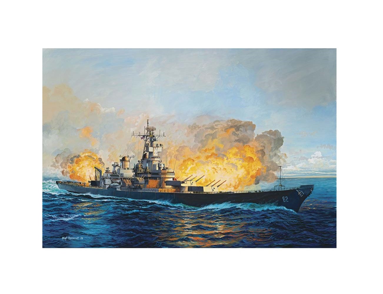 Revell Battleship U S S New Jersey Ship Plastic Model Kit