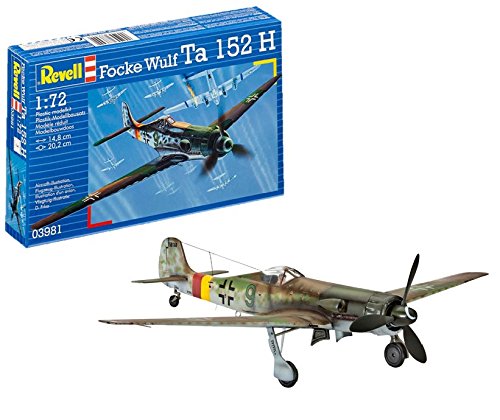 Revell Model Kit Scale Model Aircraft Focke Wulf Ta H Level Replica With Many Deta