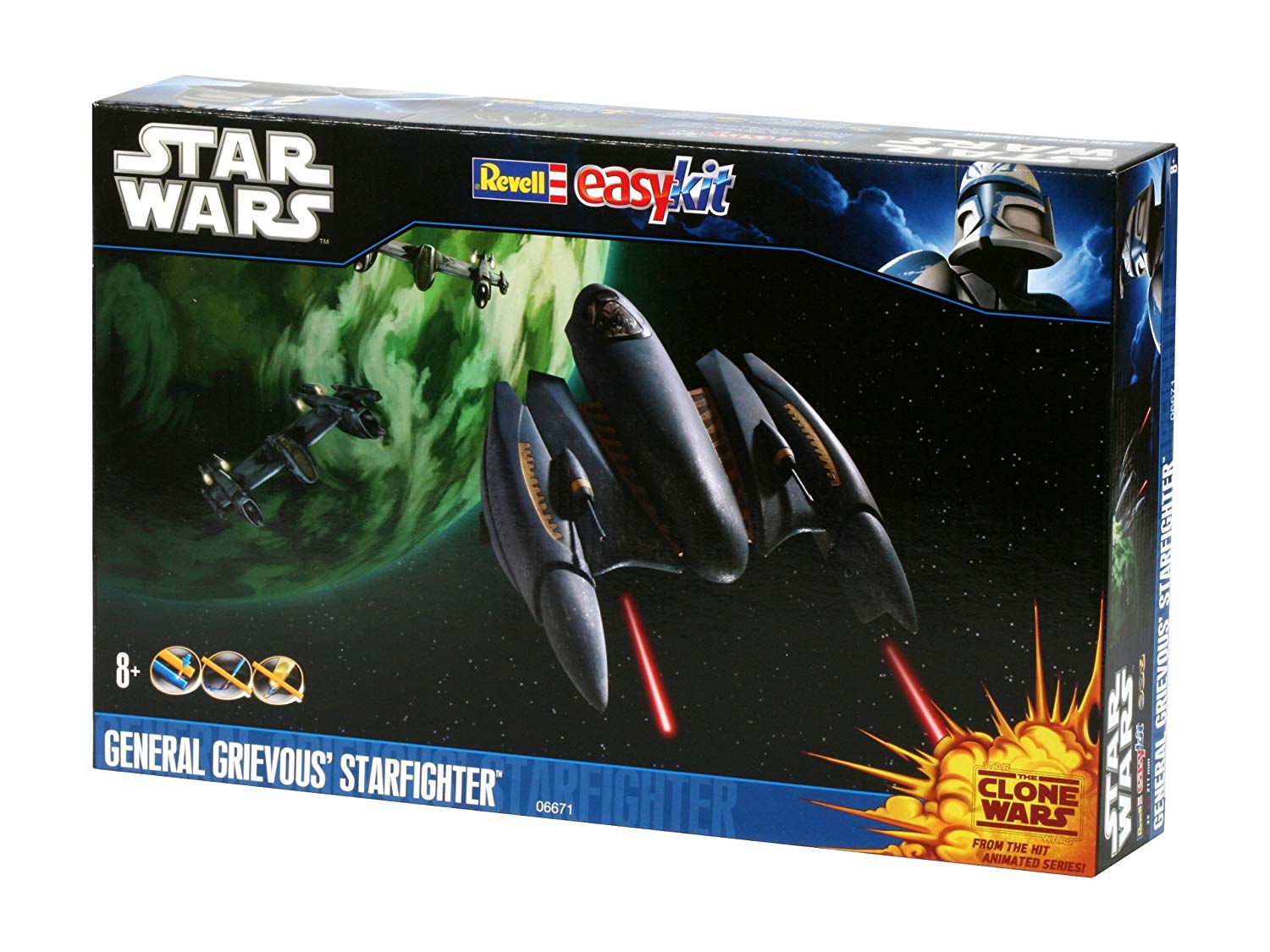 Revell Star Wars Clone Wars Easykit Grievous Starfighter