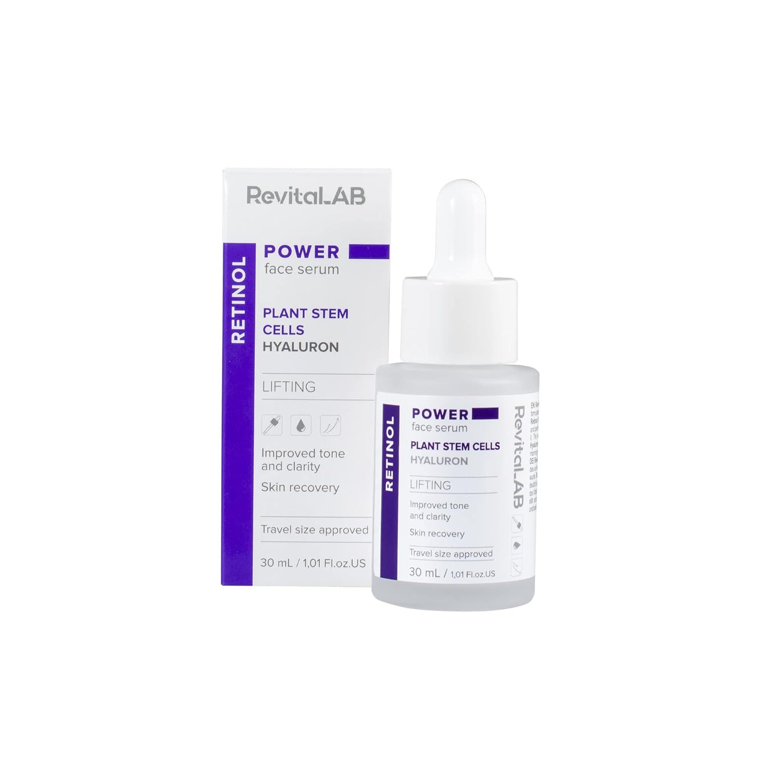 RevitaLAB Power Face Serum Retinol and Plant Stem Cells