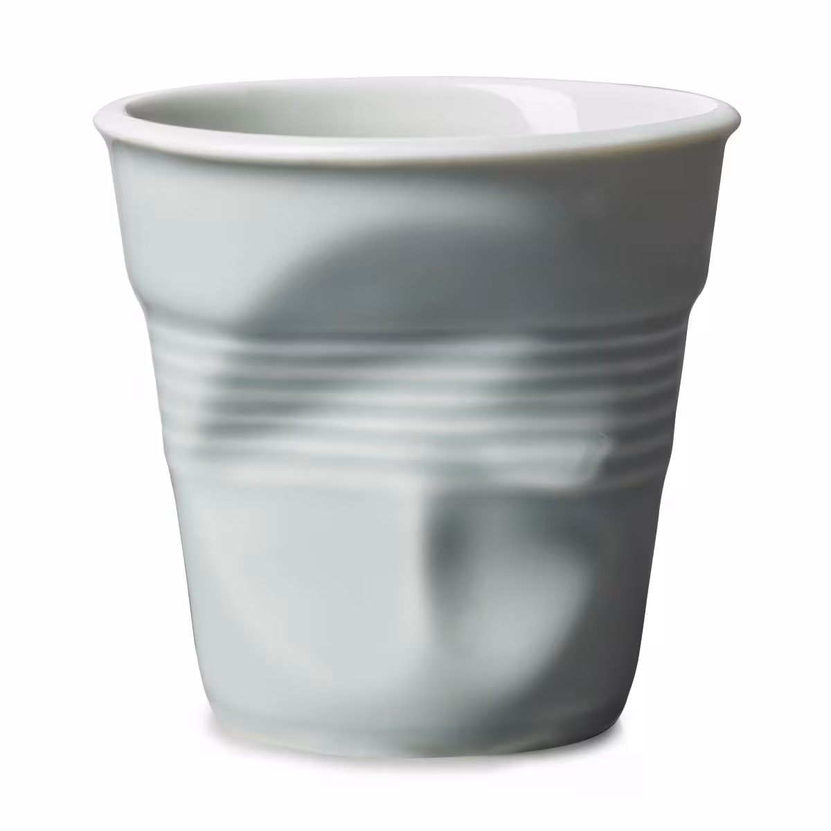 Revol Porcelaine France KNICK CUP Cappuccino 0.18l Gris ciel