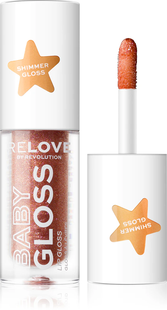 Revolution Relove Baby Gloss Shimmer glitter lip gloss Farbton Pink Tulle 1.8 ml