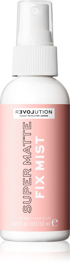Revolution Relove Super Matte Fix fixation spray with matt effect