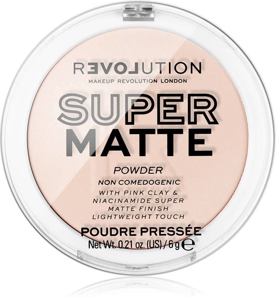 Revolution Relove Super Matte Powder mattifying powder Farbton Translucent 6 g