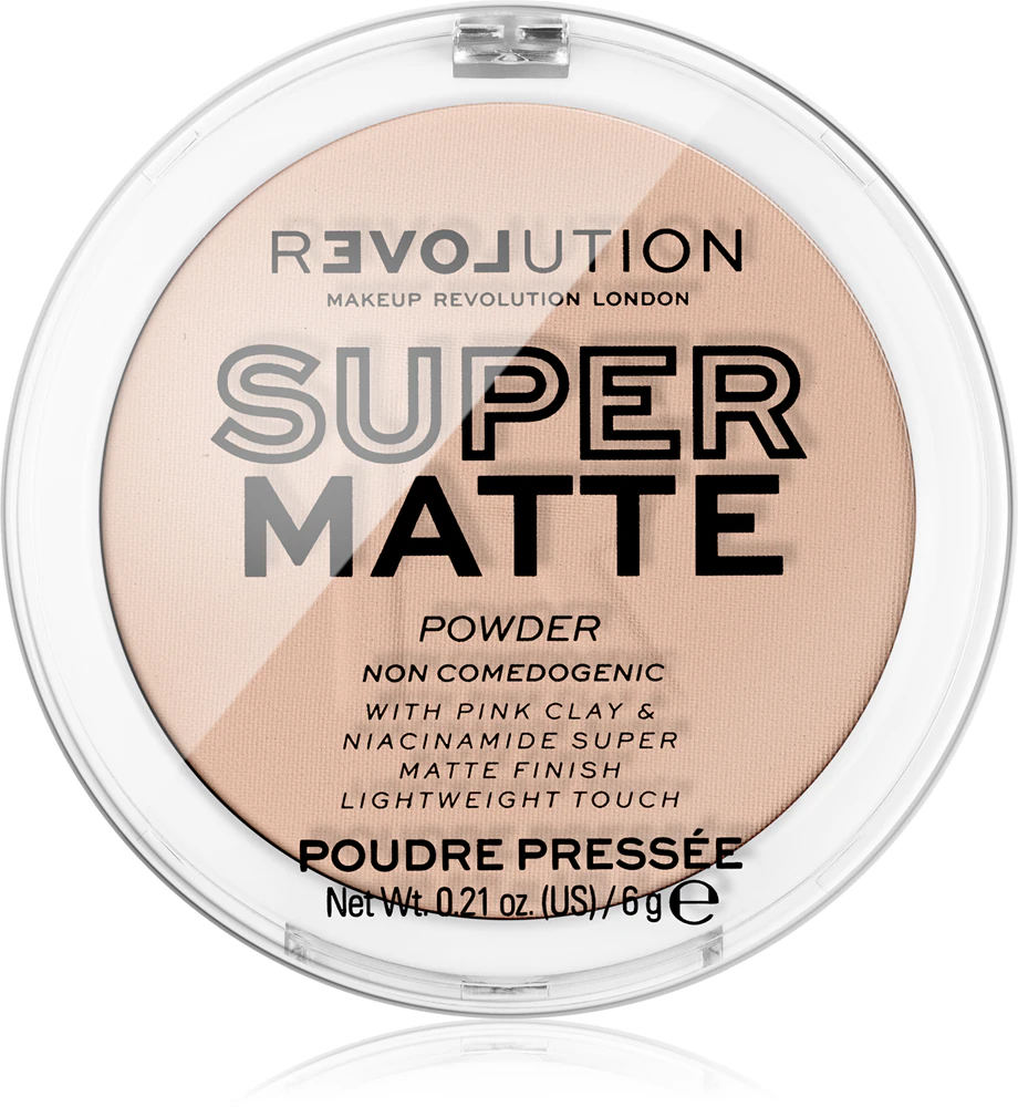 Revolution Relove Super Matte Powder mattifying powder Farbton Vanilla 6 g