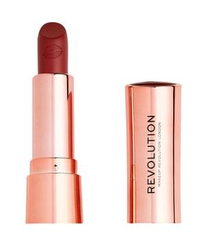 REVOLUTION Satin Kiss Lipstick Rose Muted Red